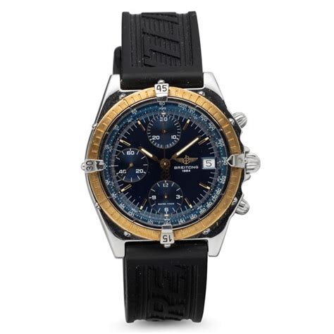 Breitling chronomat con cinturino in acciaio .